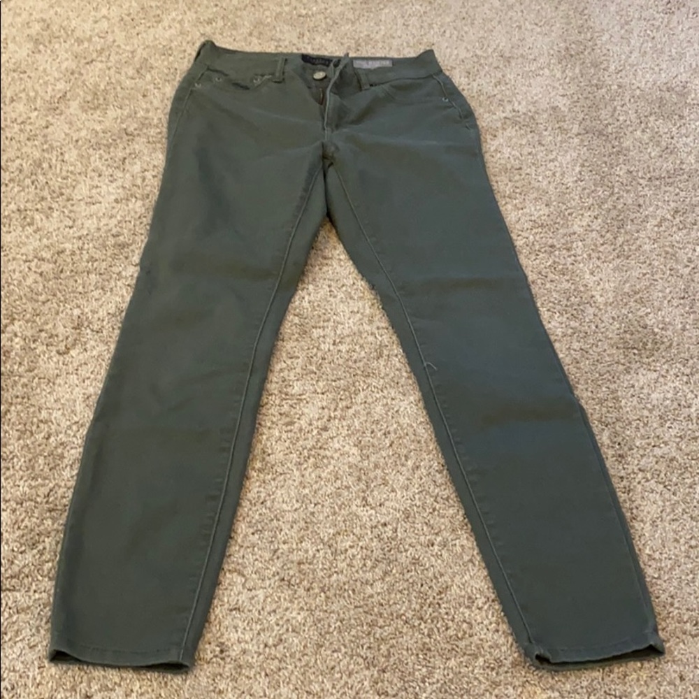 Aeropostale forest green jeggings